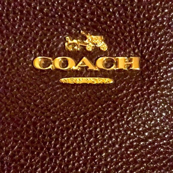 (EUC) Coach Cary Shoulder Bag/Wine Colored Leather - Picture 7 of 11